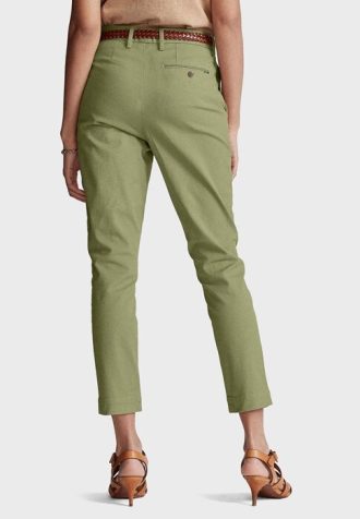 Green Women’s Ralph Lauren Straight Cropped Pants