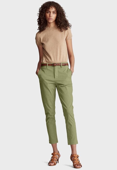 Green Women’s Ralph Lauren Straight Cropped Pants Green Women’s Ralph Lauren Straight Cropped Pants