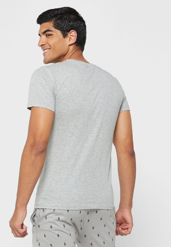 Grey Men’s Ralph Lauren 3 Pack Assorted Crew Neck T Shirts
