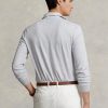 Grey Men’s Ralph Lauren Custom Slim Fit Birdseye Polo Shirts