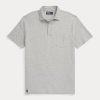 Grey Men’s Ralph Lauren Custom Slim Fit Cotton-Linen Polo Shirts