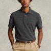 Grey Men’s Ralph Lauren Custom Slim Fit Mesh Polo Shirts Grey Men’s Ralph Lauren Custom Slim Fit Mesh Polo Shirts