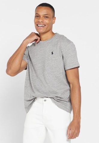 Grey Men’s Ralph Lauren Essential Crew Neck T Shirts
