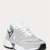 Grey Men’s Ralph Lauren Jogger Suede & Mesh Sneakers Grey Men’s Ralph Lauren Jogger Suede & Mesh Sneakers