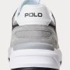 Grey Men’s Ralph Lauren Jogger Suede & Mesh Sneakers Grey Men’s Ralph Lauren Jogger Suede & Mesh Sneakers
