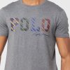 Grey Men’s Ralph Lauren Logo Crew Neck T Shirts