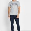 Grey Men’s Ralph Lauren Logo Crew Neck T Shirts Grey Men’s Ralph Lauren Logo Crew Neck T Shirts