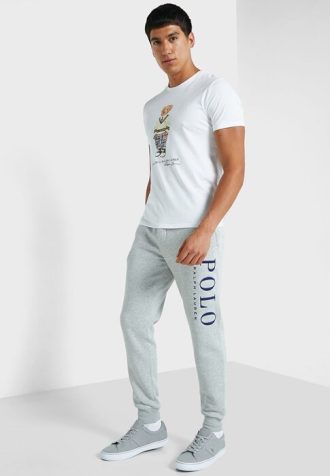 Grey Men’s Ralph Lauren Logo Sweatpants