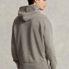 Grey Men’s Ralph Lauren Organic Cotton Fleece  Hoodie