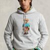 Grey Men’s Ralph Lauren Polo Bear Fleece Hoodie Grey Men’s Ralph Lauren Polo Bear Fleece Hoodie