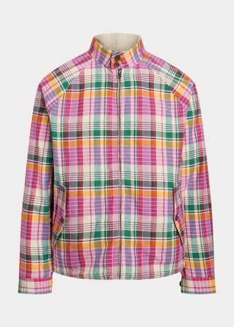 Grey Men’s Ralph Lauren Reversible Madras-Twill Jackets