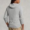 Grey Men’s Ralph Lauren Textured Cotton Hooded Jumper  Sweaters