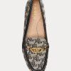 Grey Women’s Ralph Lauren Averi II Monogram Jacquard Loafers Grey Women’s Ralph Lauren Averi II Monogram Jacquard Loafers