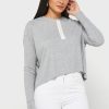 Grey Women’s Ralph Lauren Crew Neck Knitted Tops