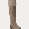 Grey Women’s Ralph Lauren Cristine Suede Boots