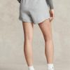 Grey Women’s Ralph Lauren Logo Fleece   Shorts