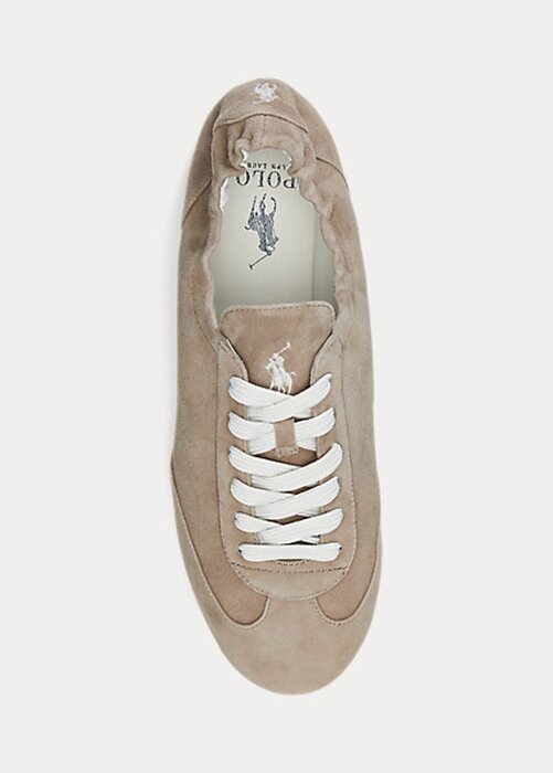 Grey Women’s Ralph Lauren The Suede Pony Ballerina Sneakers Grey Women’s Ralph Lauren The Suede Pony Ballerina Sneakers