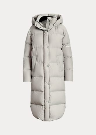 Grey Women’s Ralph Lauren Water-Resistant Down Hooded Coats