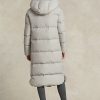 Grey Women’s Ralph Lauren Water-Resistant Down Hooded Coats