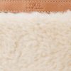 Honey/Cream Women’s Ralph Lauren Shearling Envelope Handbag