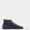 Indigo Men’s Ralph Lauren Mayport Indigo Canvas Sneakers