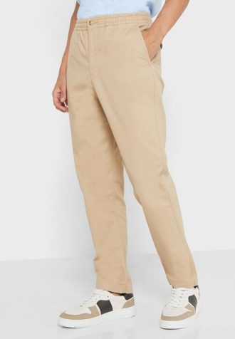 Khaki Men’s Ralph Lauren Essential Slim Fit Chinos Pants