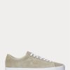 Khaki Men’s Ralph Lauren Longwood Suede Sneakers