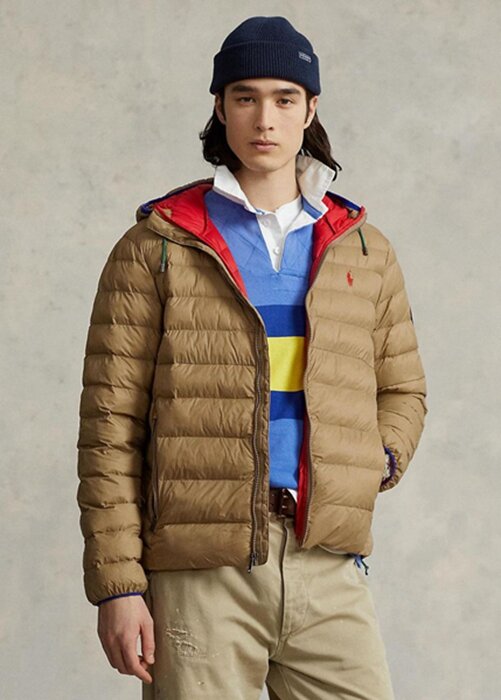 Khaki Men’s Ralph Lauren Packable Water-repellent Jackets Khaki Men’s Ralph Lauren Packable Water-repellent Jackets