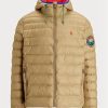 Khaki Men’s Ralph Lauren Packable Water-repellent Jackets Khaki Men’s Ralph Lauren Packable Water-repellent Jackets