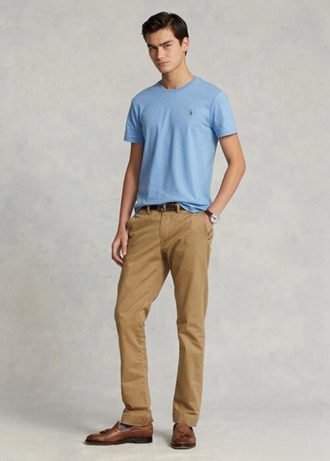 Khaki Men’s Ralph Lauren Stretch Slim Fit Chino  Pants