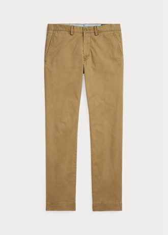 Khaki Men’s Ralph Lauren Stretch Slim Fit Chino  Pants