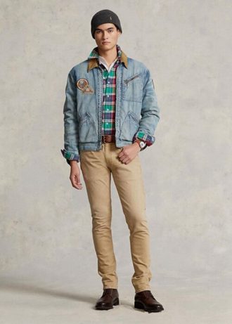 Khaki Men’s Ralph Lauren Sullivan Slim Stretch  Jeans