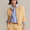 Khaki Women’s Ralph Lauren Linen Windbreaker Khaki Women’s Ralph Lauren Linen Windbreaker