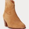 Khaki Women’s Ralph Lauren Lucille Suede Boots