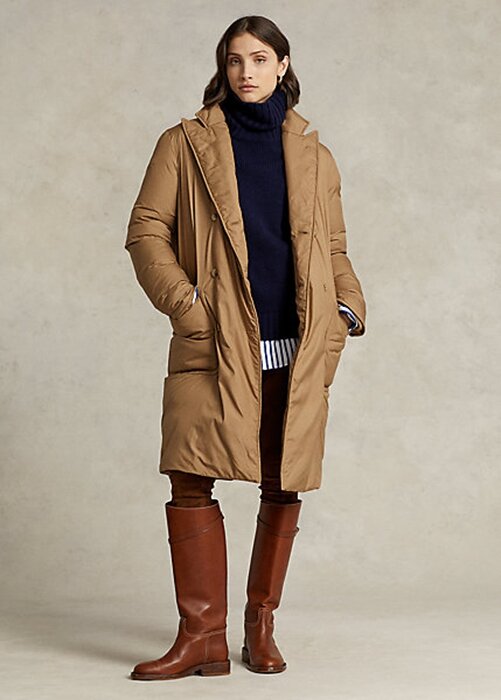 Khaki Women’s Ralph Lauren The Water-Repellent Down Polo Coats Khaki Women’s Ralph Lauren The Water-Repellent Down Polo Coats