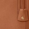 Lauren Tan Women’s Ralph Lauren Crosshatch Leather Medium Clare Tote Bags Lauren Tan Women’s Ralph Lauren Crosshatch Leather Medium Clare Tote Bags