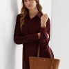 Lauren Tan Women’s Ralph Lauren Crosshatch Leather Medium Clare Tote Bags Lauren Tan Women’s Ralph Lauren Crosshatch Leather Medium Clare Tote Bags