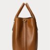 Lauren Tan Women’s Ralph Lauren Leather Small Marcy Satchel Bags Lauren Tan Women’s Ralph Lauren Leather Small Marcy Satchel Bags