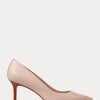 Light Pink Women’s Ralph Lauren Lanette Nappa Leather Heels