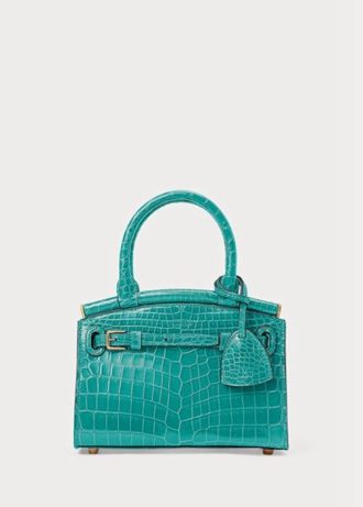 Mint Women’s Ralph Lauren Alligator Mini Rl50  Handbag