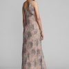 Multicolor / Brown Women’s Ralph Lauren Floral Crinkled Silk Chiffon Dress