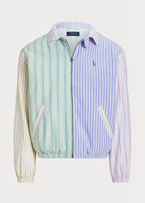 Multicolor Men’s Ralph Lauren Bayport Striped Oxford Fun Jackets Multicolor Men’s Ralph Lauren Bayport Striped Oxford Fun Jackets