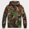 Multicolor Men’s Ralph Lauren Camo Fleece   Hoodie