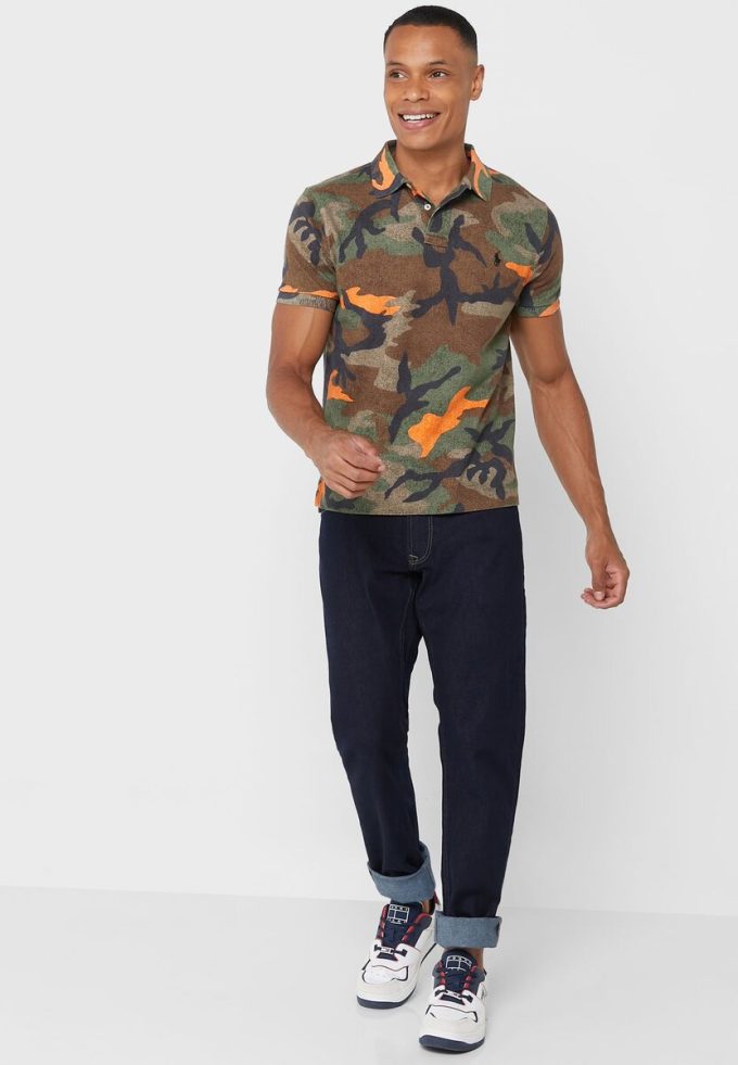 Multicolor Men’s Ralph Lauren Camo Polo Shirts