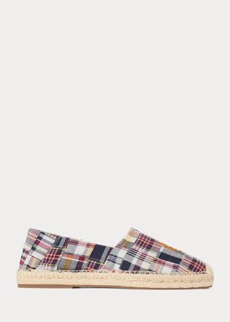 Multicolor Men’s Ralph Lauren Cevio Crest Madras Casual Shoes