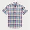 Multicolor Men’s Ralph Lauren Classic Fit Madras Popover  Shirts
