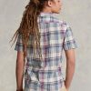 Multicolor Men’s Ralph Lauren Classic Fit Madras Popover  Shirts