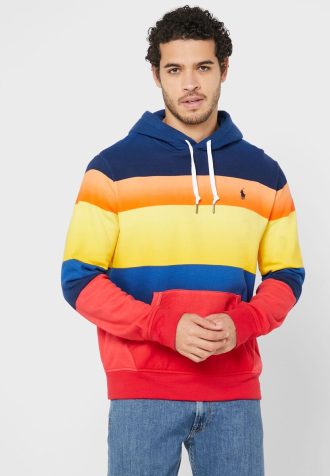 Multicolor Men’s Ralph Lauren Color Block Hoodie