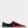 Multicolor Men’s Ralph Lauren Keaton Color-Blocked Corduroy Sneakers