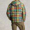 Multicolor Men’s Ralph Lauren Plaid Packable Water-repellent  Jackets